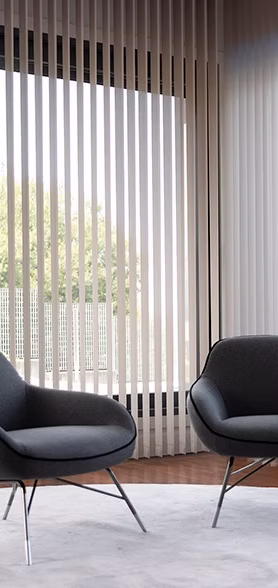 Estores interiores instalados en una vivienda en Armeñime, Tenerife