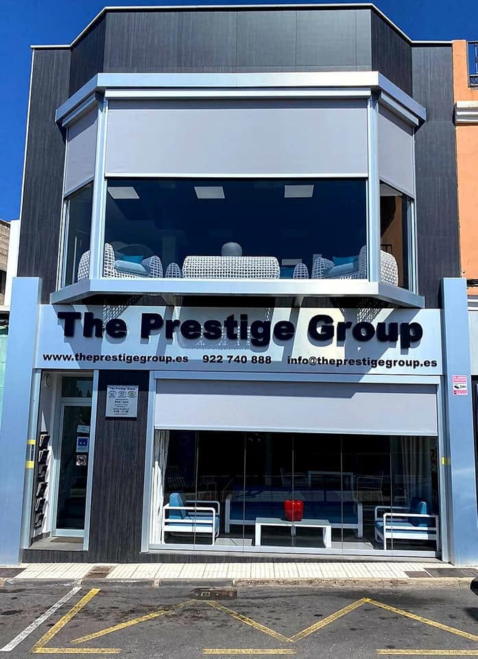 Fachada de The Prestige Group en Tenerife