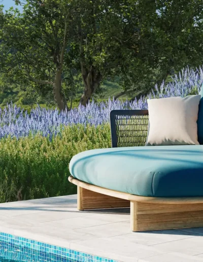 Kettal Mesh outdoor furniture for terraces and contemporary spaces