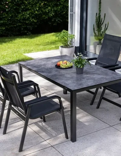 Kettler Basic Plus collection of outdoor furniture for terraces and gardens