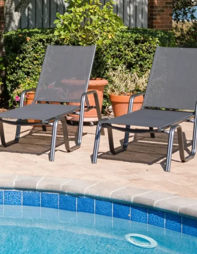 Kettler Basic Plus outdoor sun lounger for terraces and gardens