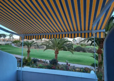 Toldo a medida para protección solar en Tenerife